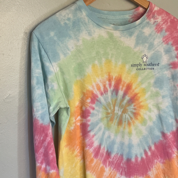 Simply Southern Tie-Dye T-Shirt Kids Large - Picture 4 of 10